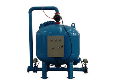 Metalowy przemysłowy filtr wody, filtr z węglem aktywnym w stacji uzdatniania wody