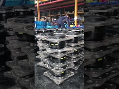 Złącze rozszerzające z gumy z kwadratowego flanszu