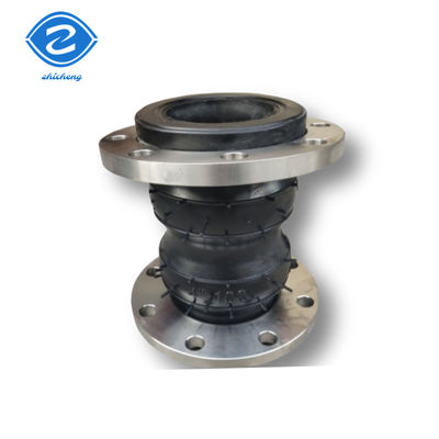 Podwójne gumowe połączenie rozszerzające Ansi 150lb Din Pn16 Epdm Węglowa stal Flanged Elastomeric