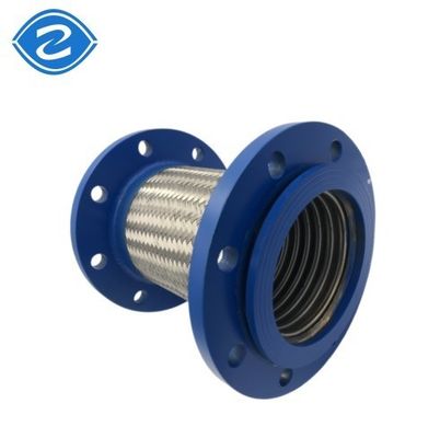 Kompenzator gazowy chemiczny przeciw korozyjności 304 SS Węzeł metalowy z przędzy elastyczny z flansą PTFE