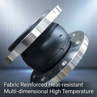 12 Inch Rubber Expansion Joint For Pipe Din Pn16 Dn100 Dn200 Carbon Steel Galvanized Flange Epdm Drainage