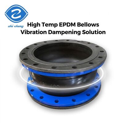 DN25-DN3000 elastyczna łącza rozszerzająca rurę gumowa W pełni uszczelniona na końcu Flanged Bellows EPDM Single Sphere